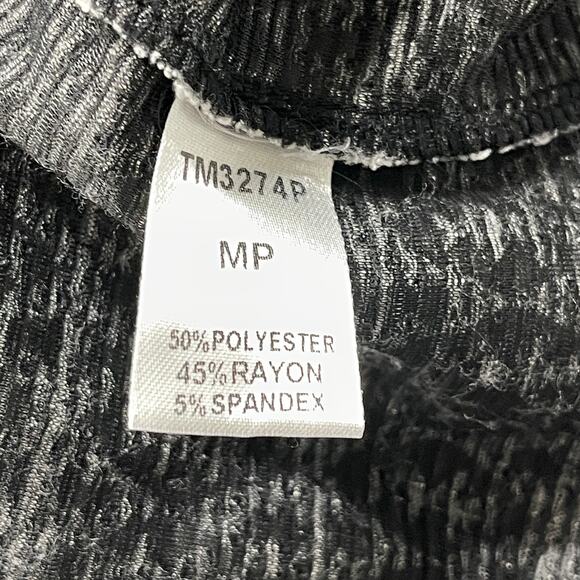 THML Mini Dress Size M Petite Black White Orange Embroidered Boho - Picture 9 of 9